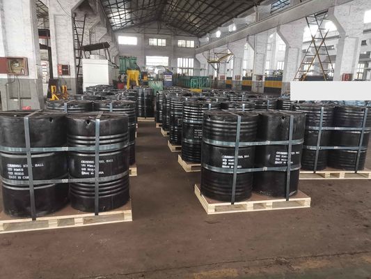 B3 71MnCr 60mm كرات طحن مزورة لصناعة التعدين